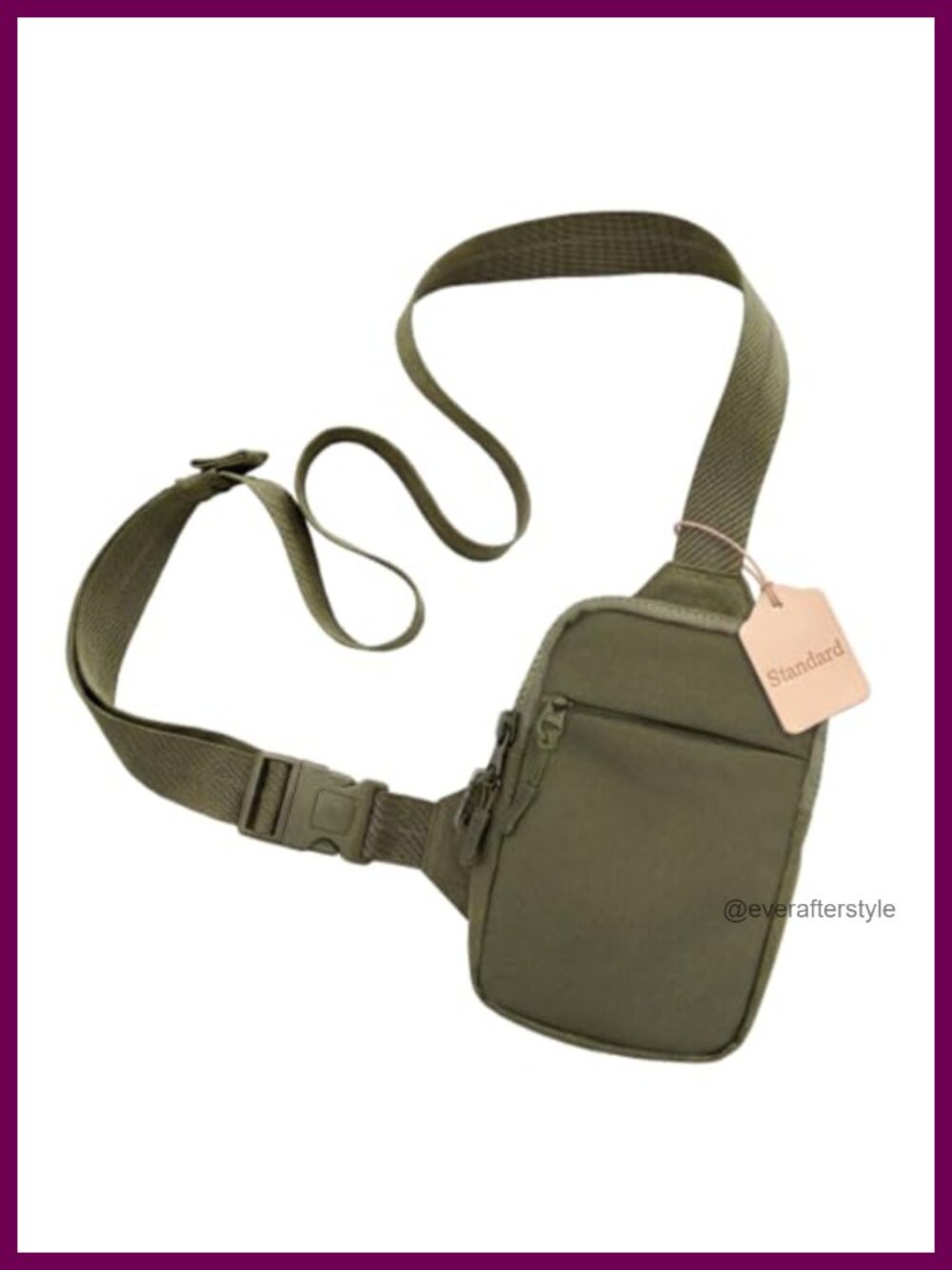 Anti-Theft RFID Blocking Crossbody Sling Bag Waterproof Nylon Travel